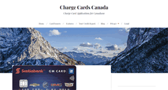 Desktop Screenshot of chargecardscanada.com